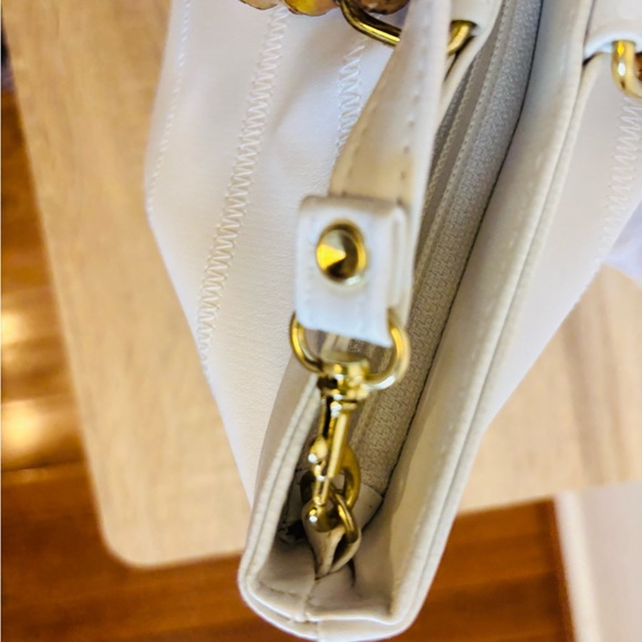 Casual Bamboo Style handles White tote bag with a detachable strap - Picture 7 of 10